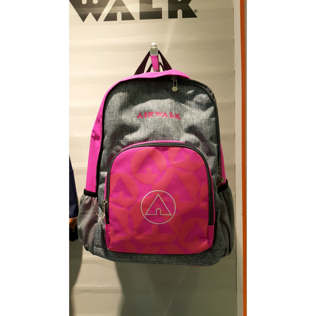 AIRWALK ORIGINAL parkson junior backpack PINK. ada tempat laptop & bolpen. tas ransel branded murah