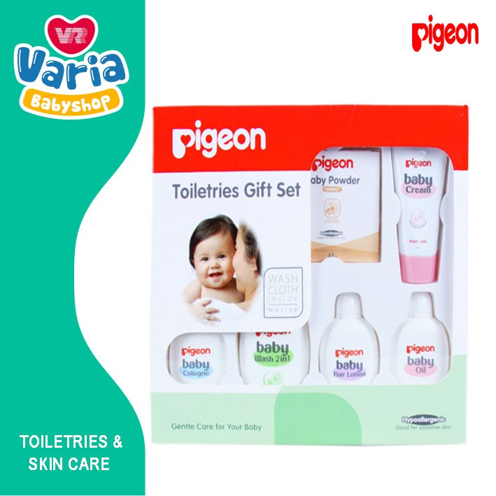 TOILETRIS GIFT SET PIGEON / SET PERLENGKAPAN MANDI BAYI / SKINCARE BABY | PIGEON