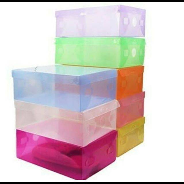 Box sepatu mika#box sepatu mika transparan