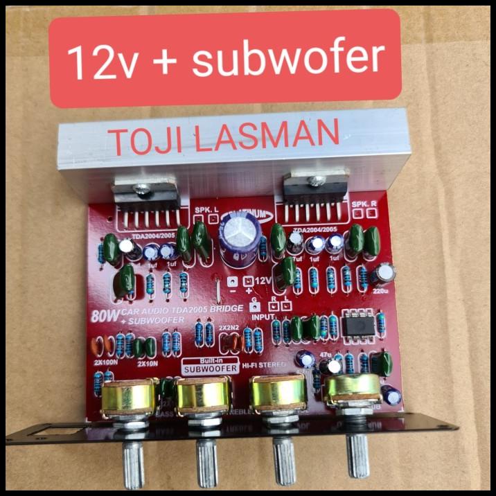 Kit Power Speaker Aktif 12Volt Tda2005 Tda 2005 Platinum 12V Amplifier
