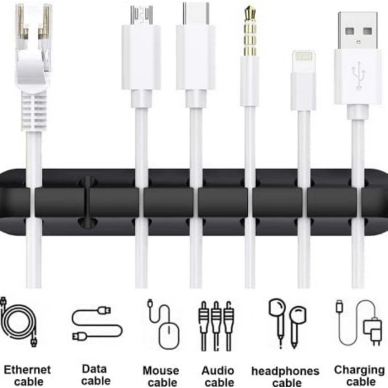 Cable Organuzer Clip Horder 5 Line