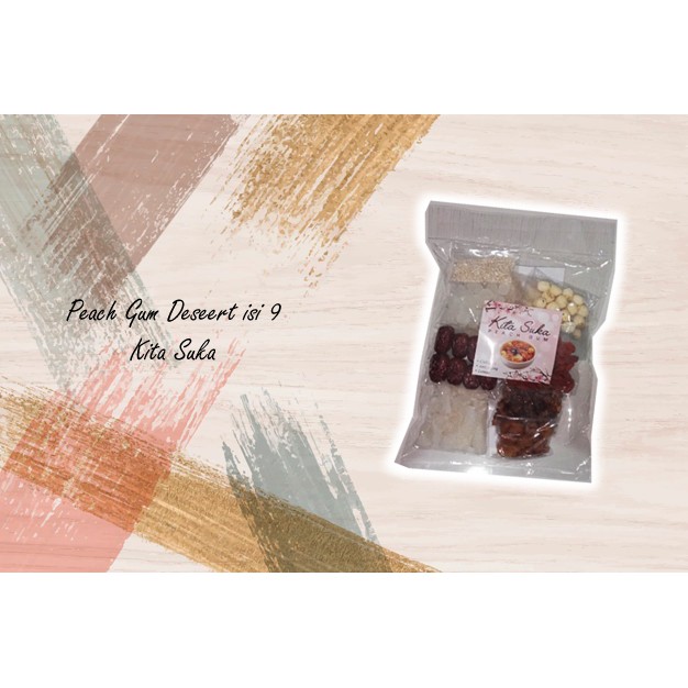 

Paket Peach Gum Kita Suka / Thaojiao Collagen Healthy Dessert Isi 9