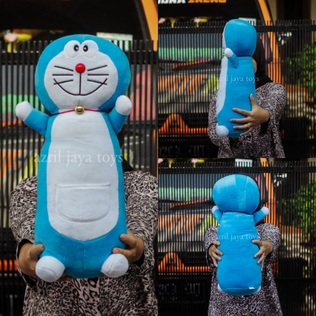 Boneka Guling Karakter Doraemon XL 40 Cm