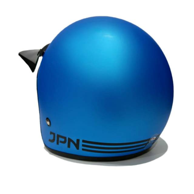 Helm Jpn Retro pet panjang Ice Blue Dof