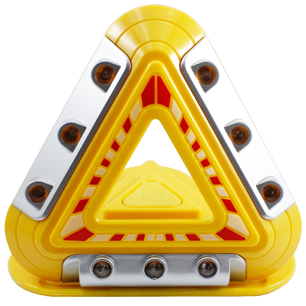 Emergency Light LED Flashing Warning Hazard Light Warning Triangle 9 LED - Lampu Peringatan Mobil