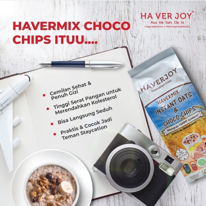 Haverjoy Havermix Havermout Australian Instant Oat and Choco Chips 1Kg