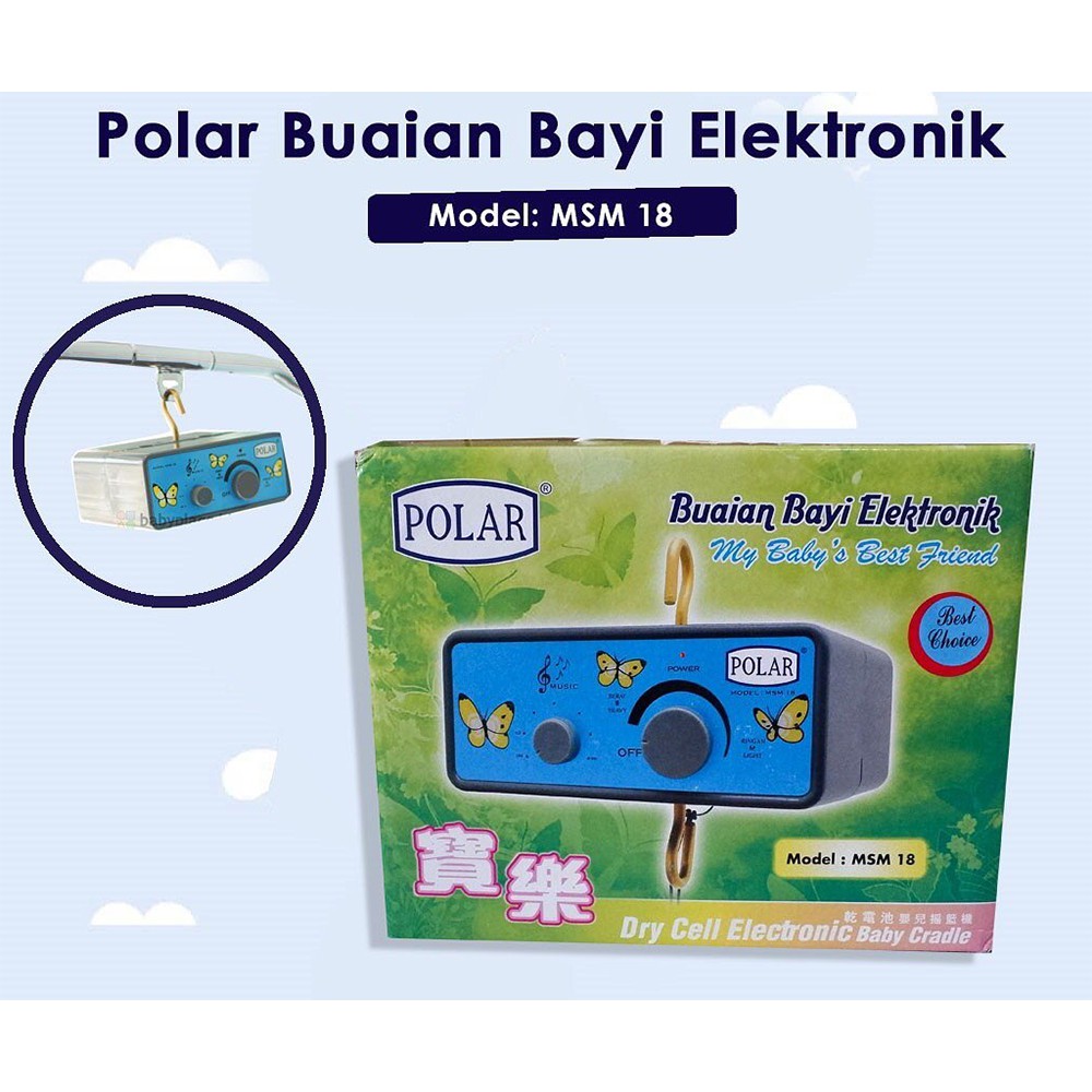 Ayunan Bayi Elektrik Polar Buaian Bayi Elektronik Variasi Basic Music Timer