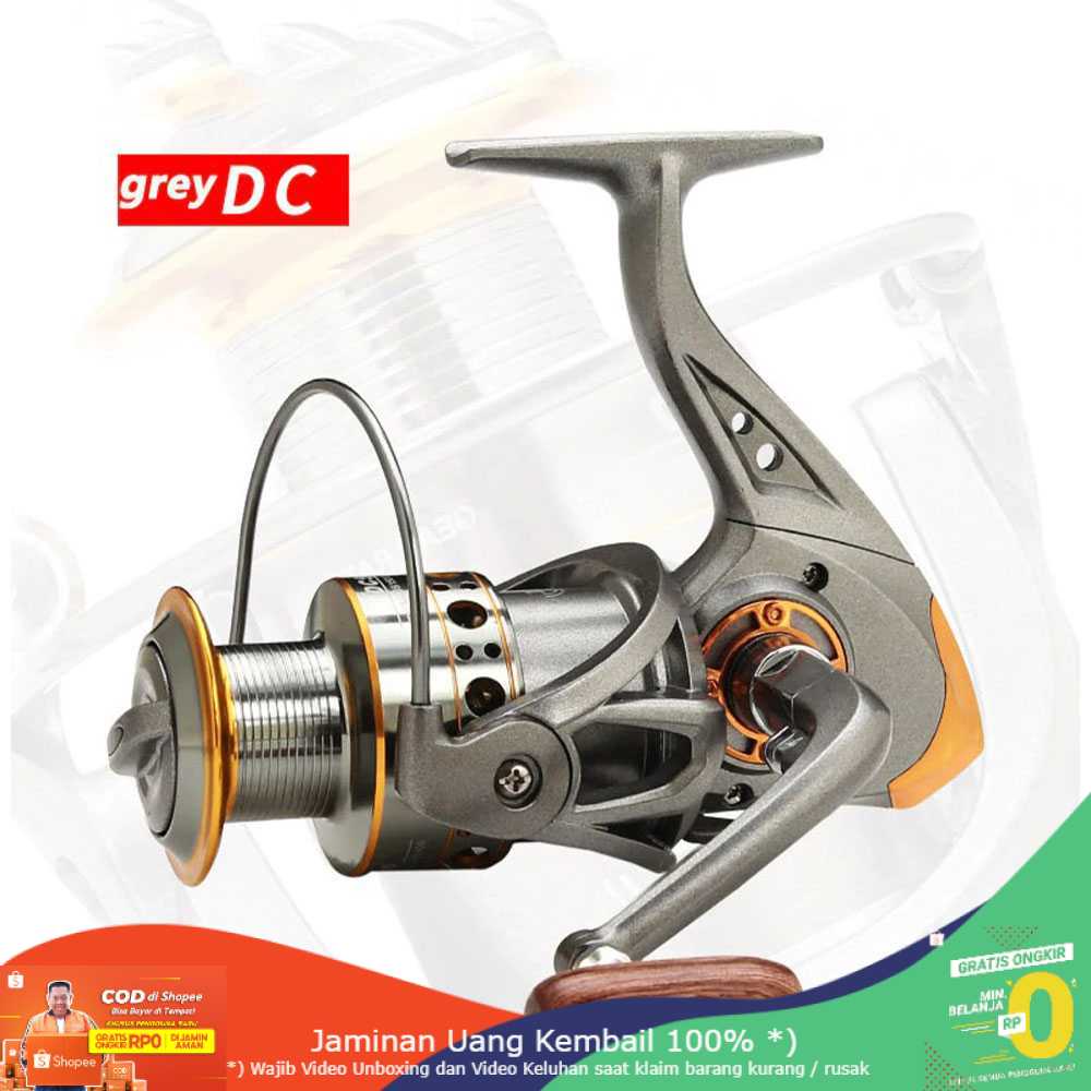 (BISA COD) RVOSTR DiaoDeLai Reel Pancing Fishing Reel Kumparan Pancing 13BB 5.2:1