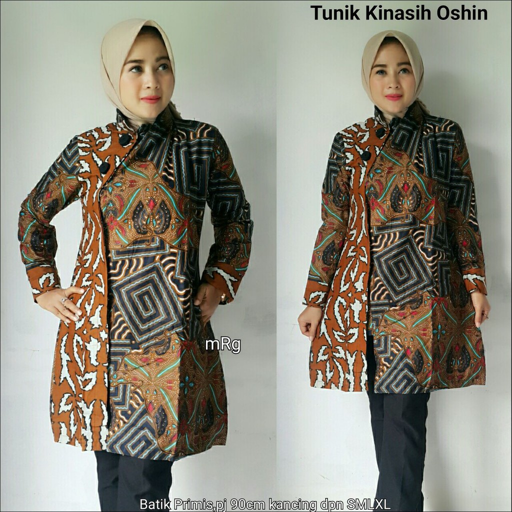 63+ Model Baju Batik Tunik HD