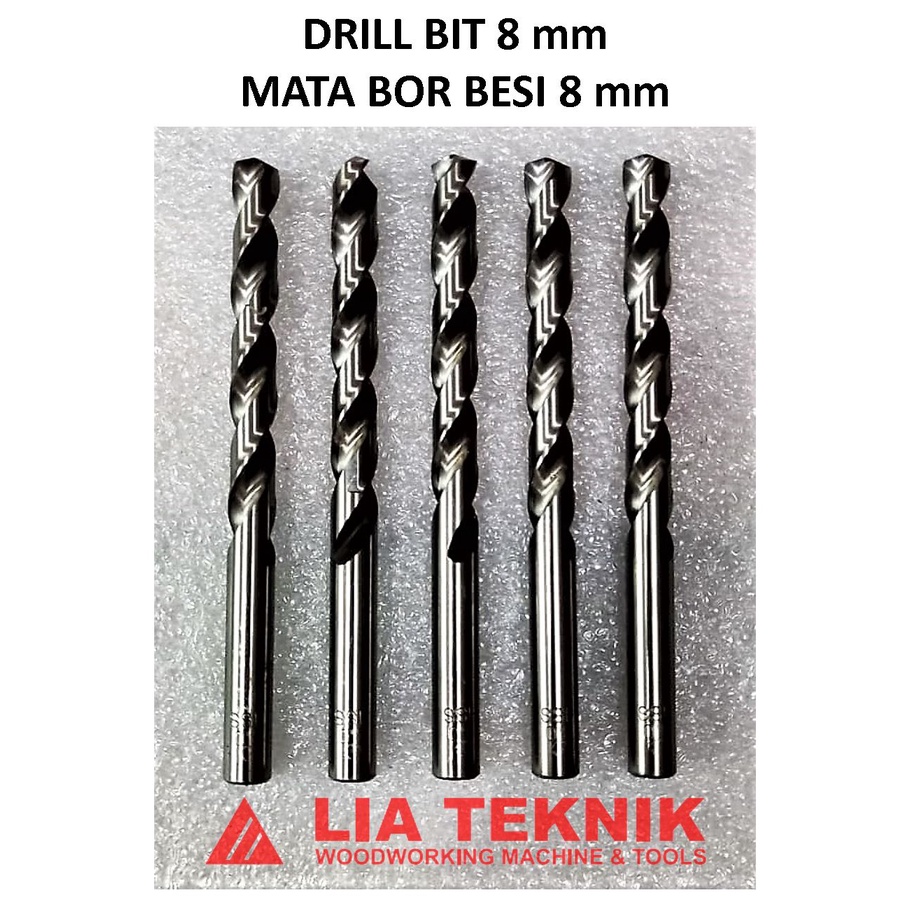 Mata Bor Besi HSS 8 MM Kralle Original - Bor Besi 8 MM (1 pcs)