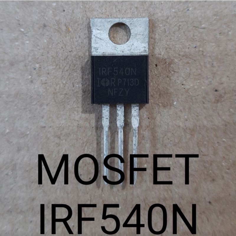 MOSFET IRF540 IRF 540 IRF540N N-CHANNEL 28A 100V untuk Class D Dll