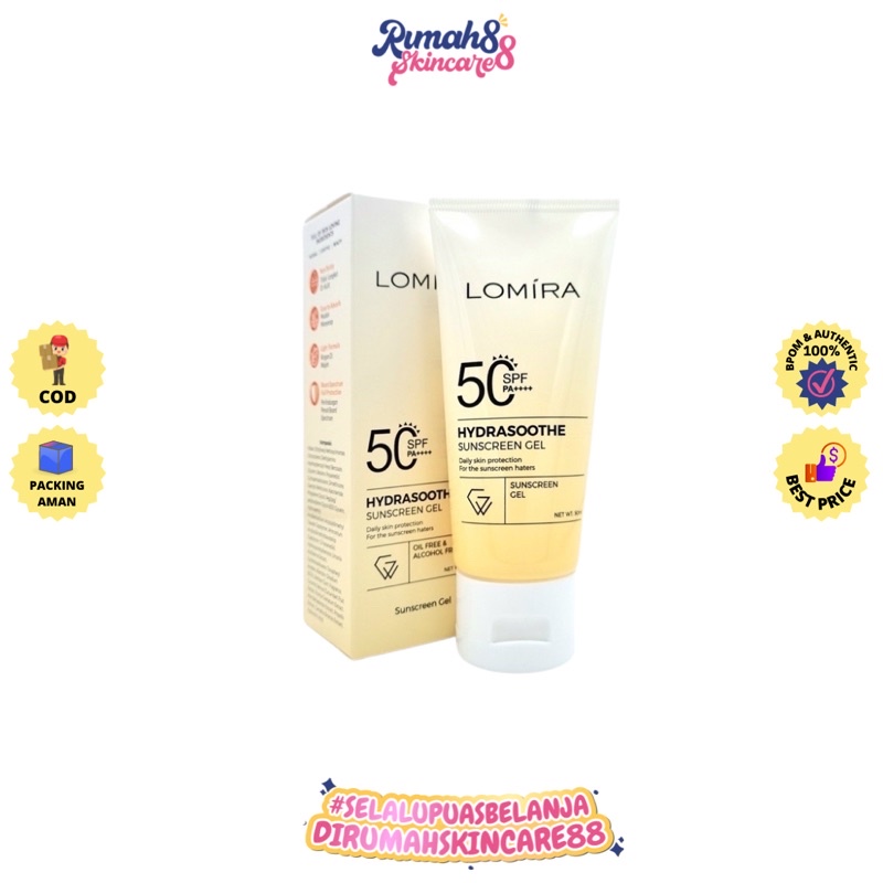 LOMIRA Hydrasoothe Sunscreen Gel SPF50 PA+++ 50ML