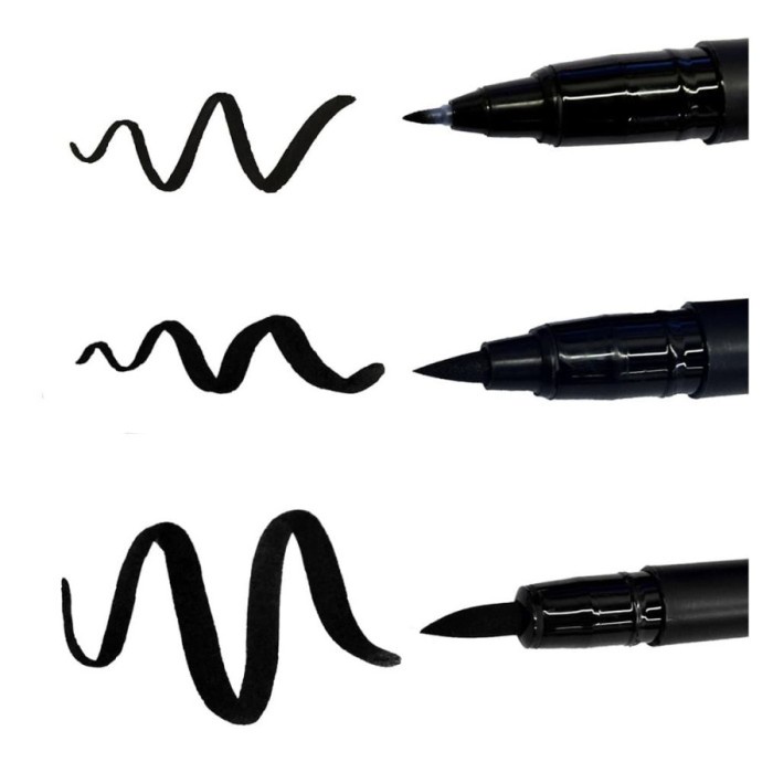 

kaligrafi-perlengkapan- drawing pen / brush pen / line art brush pen / sakura pigma brush pen - fine