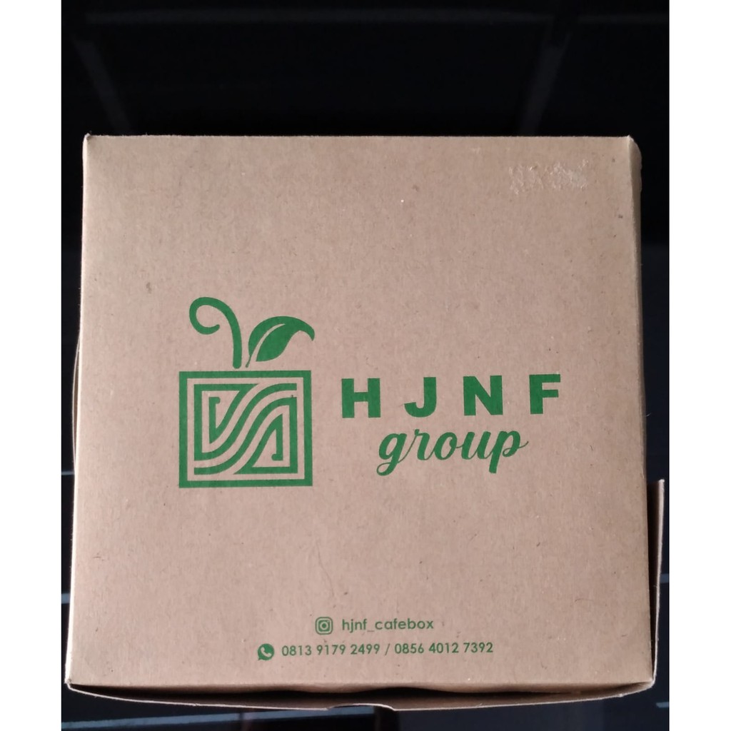 

Prima Grafika Box Kotak 18x18x6,5 cm Foodgrade Polos - Paper Box / Box Makan