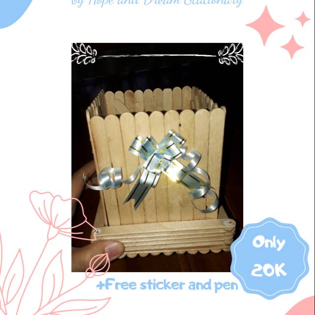 

Wooden Pencil Case by Hope and Dream Stationary