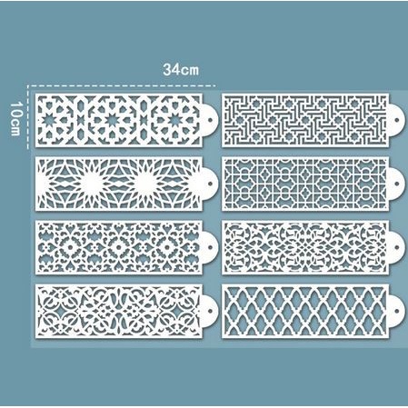 Cake Stencil - Border Lace GCS20_05 (34X10cm)