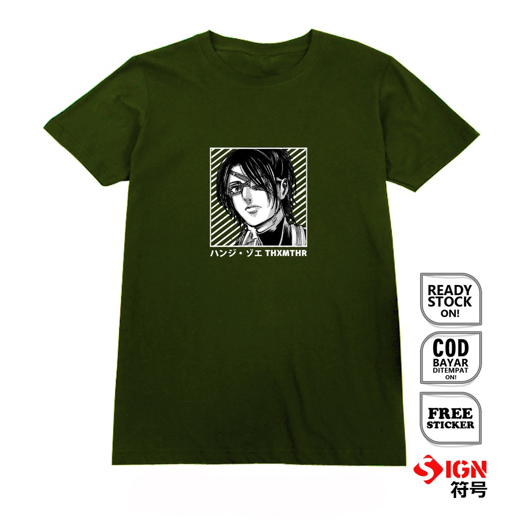 KAOS HANGE ZOE SNK ATTACK ON TITAN SHINGEKI NO KYOJIN PASUKAN RAKSASA LEGION ASSASIN BAJU JEPANG SC