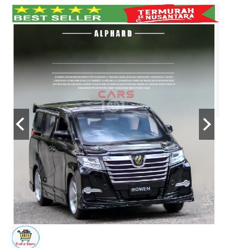 

Alphard Diecast Miniatur Mainan Kado Ultah Anak Cowok Laki