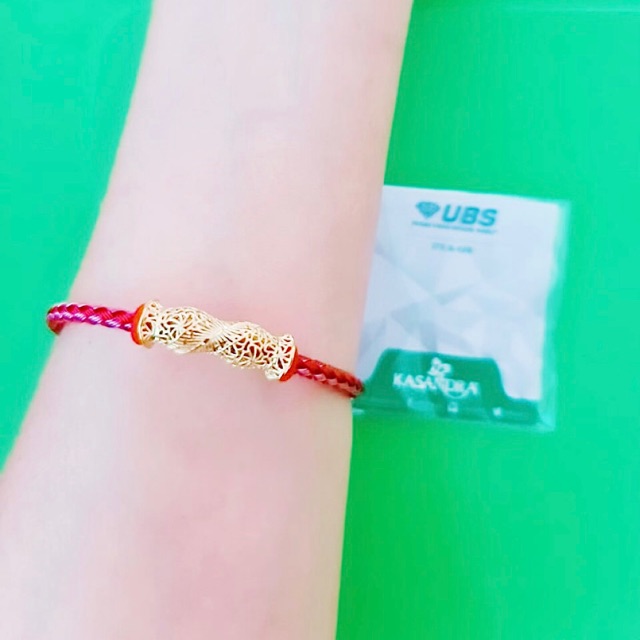 Charm pipa emas gelang melintir UBS (charm saja)