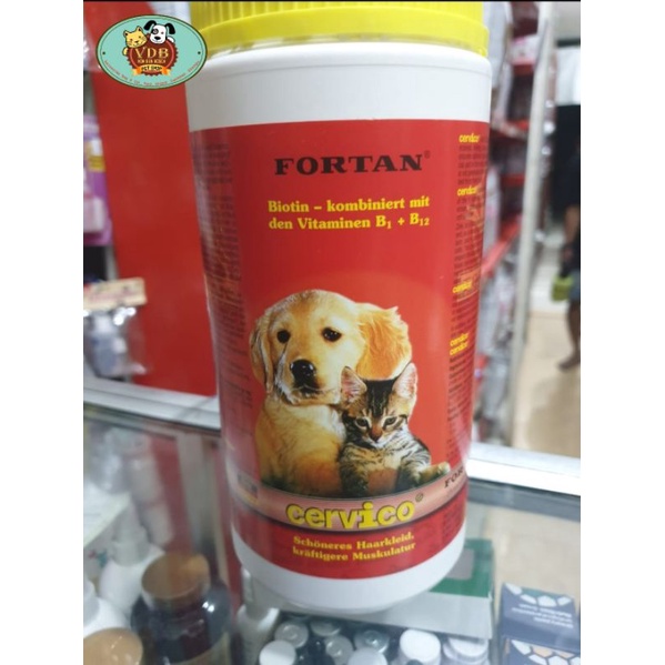 Fortan Cervico Vitamin Multivitamin Bulu Anjing Kucing