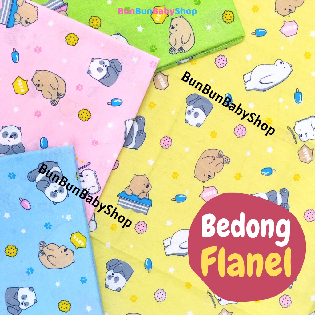 Bedong Bayi Gedong Baby Newborn Perlengkapan Tidur Bayi Motif Alas Ompol Peralatan