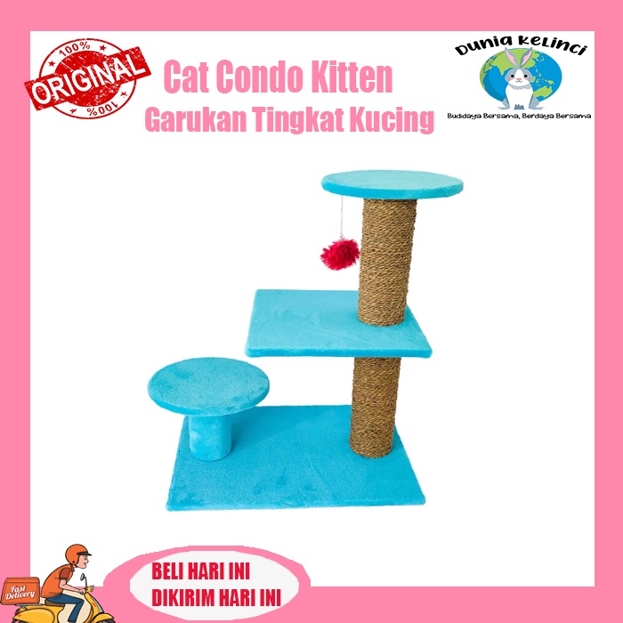 Garukan kucing tingkat cat condo kitten mainan kucing