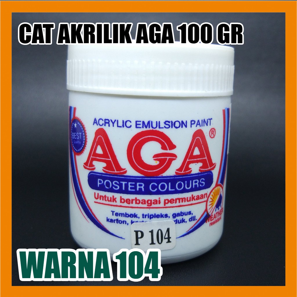 

Cat Akrilik Aga Warna 104 100g