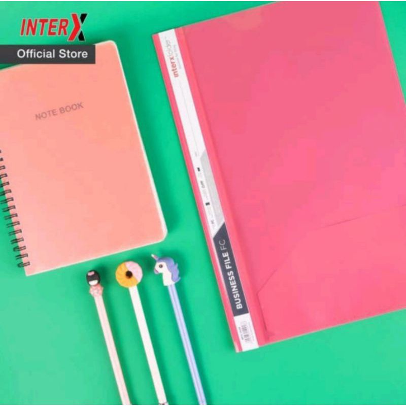 

Adn Bussines File folio F4 Inter X Kantong (12 Pcs) / Map Folder Inter X