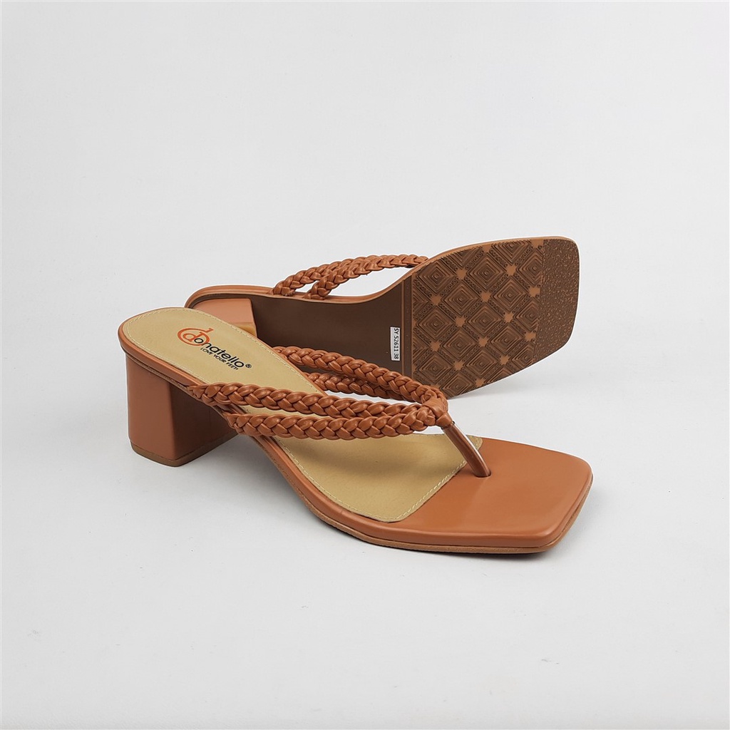 Sandal heels Wanita tinggi 6cm Donatello Sy.52611 36-40