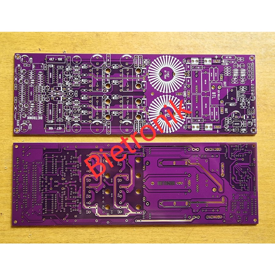 PCB Ampli Class D BTL Dauble Layer