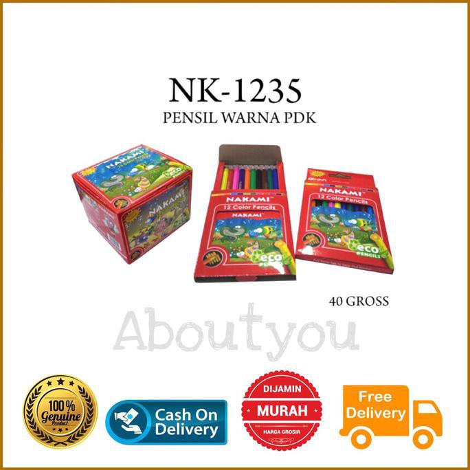 

MURAH Pensil warna/ pencil colour NK1235 set 12 PENDEK KOMPLIT