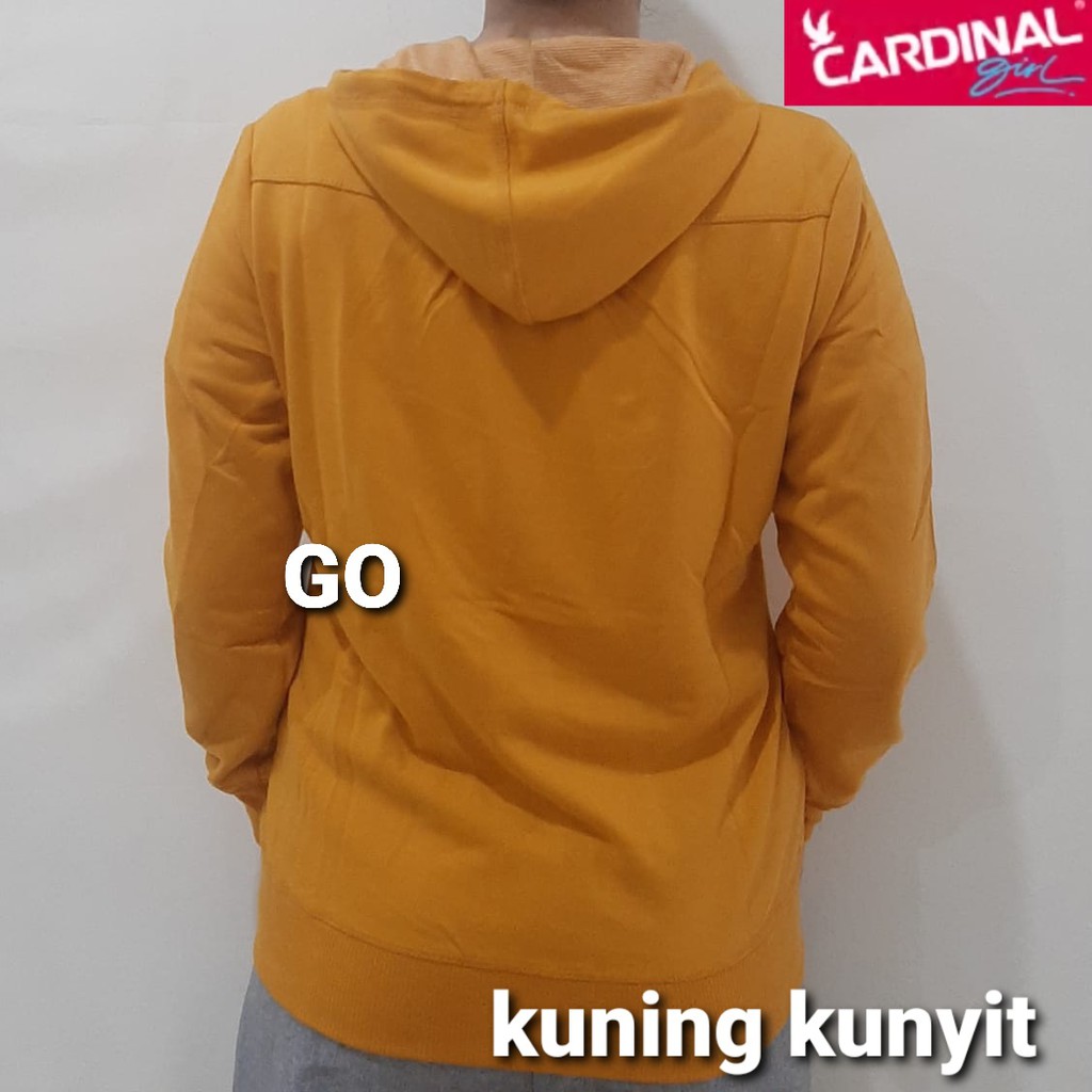 BB CARDINAL SWEATER GIRL 138 Kuning Kunyit Jaket Cewek Sweater Cardinal 100% Original