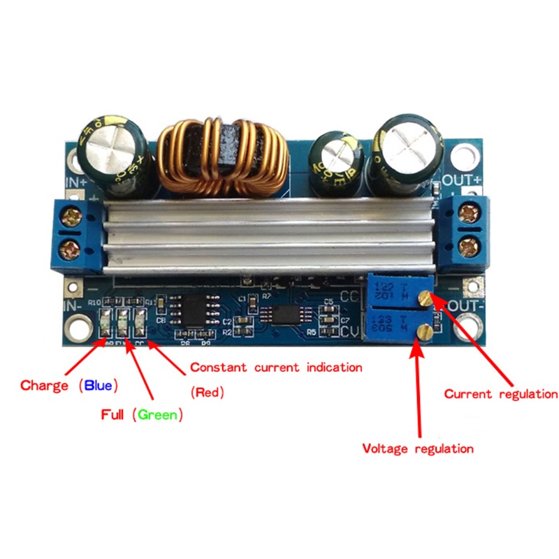 VIVI   DC-DC Auto Boost Step Up/Down Module Power Supply Module Output Adjustable