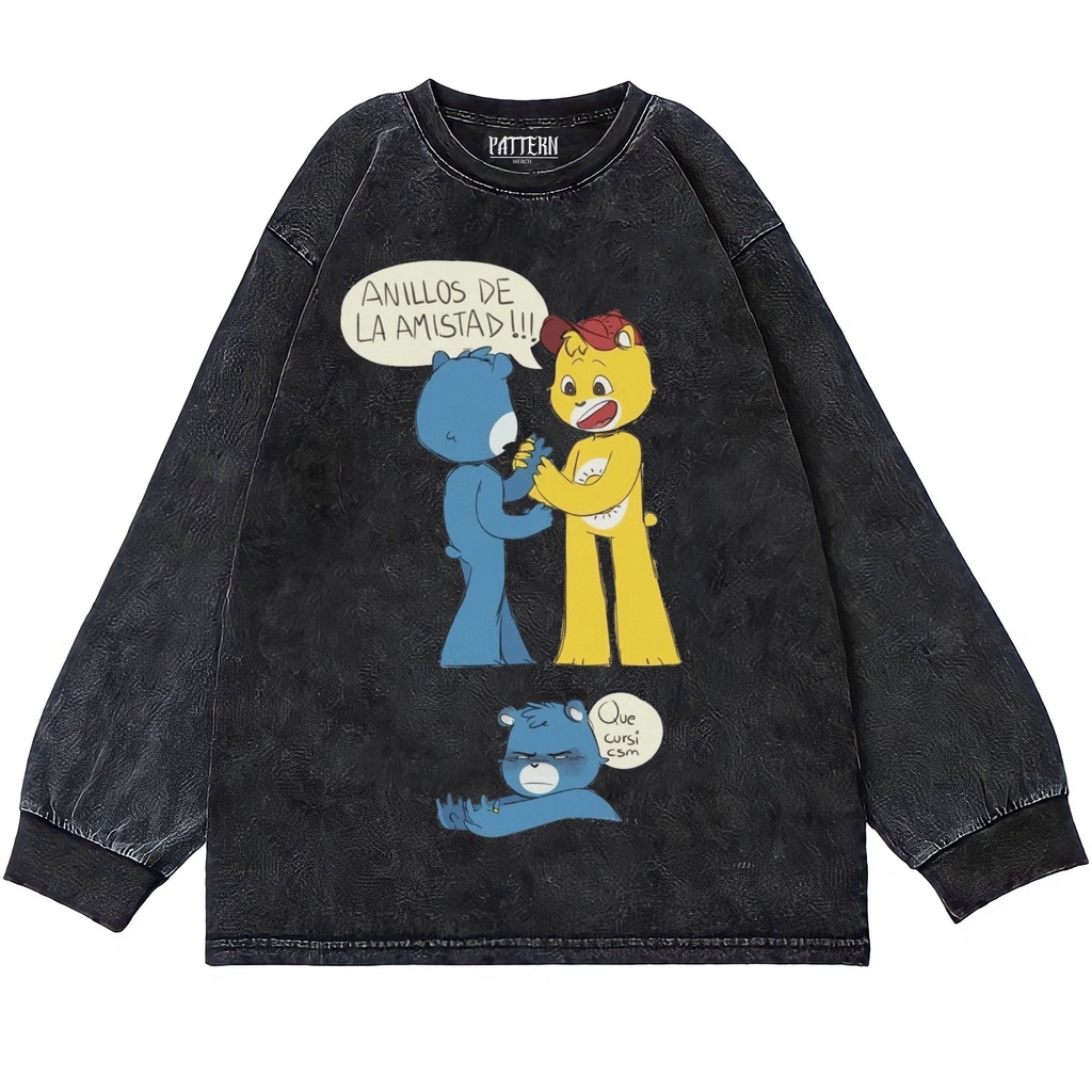 KAOS OVERSIZE | OVERSIZE LONGSLEEVE | T-SHIRT OVERSIZE | WASHING | KAOS CARE BEARS BOY