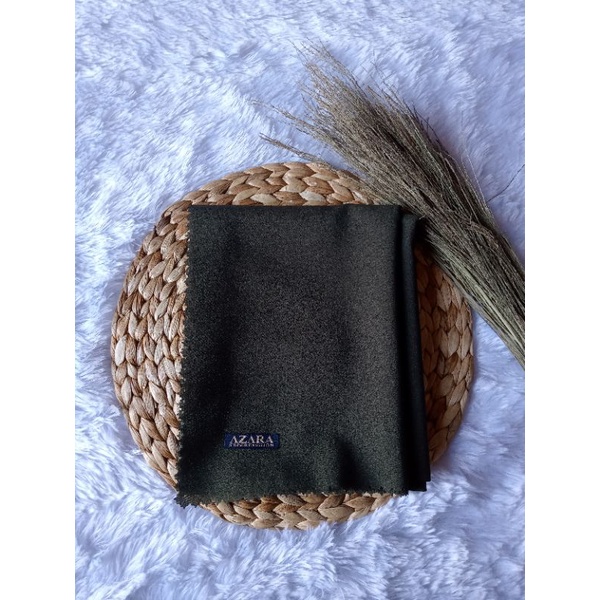 Pashmina Diamond Laser Cut Ori Azara-Hijau botol