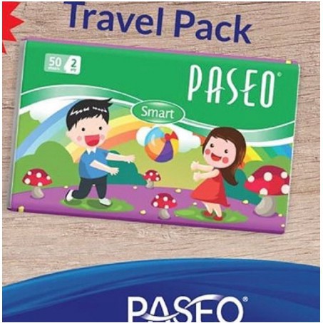 Paseo Smart Travel Pack Tissue [50 sheets]