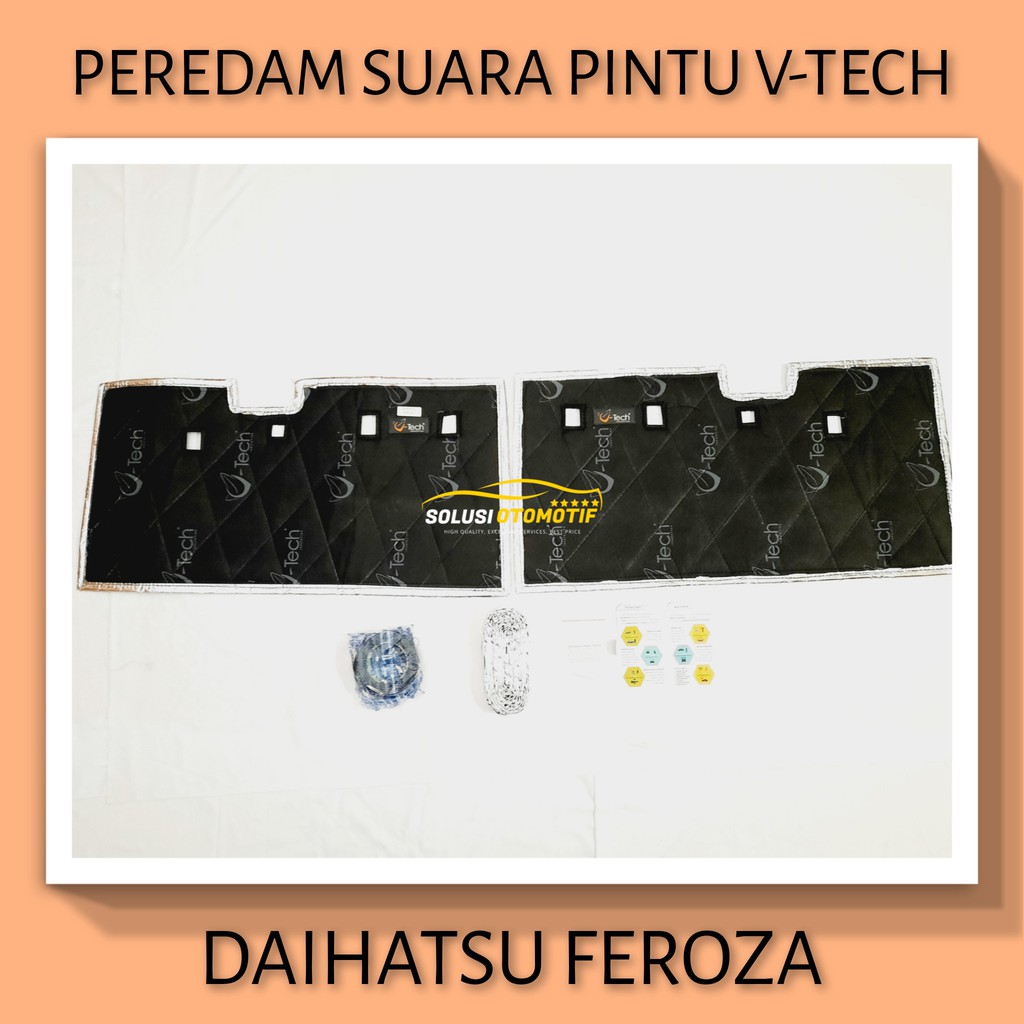 DAIHATSU FEROZA Peredam Suara Pintu Aksesoris Variasi Mobil VTECH Ori