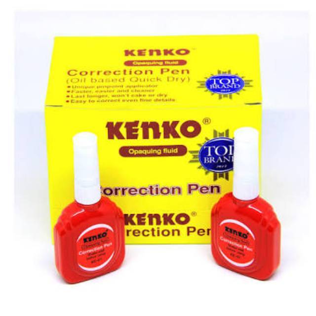 

TIP EX CAIR CORRECTION FLUID KENKO MERAH