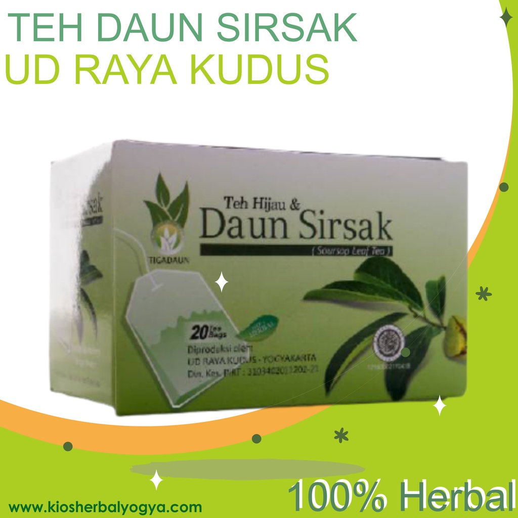 

teh celup herbal daun SIRSAK teh herbal terapi kanker asam urat