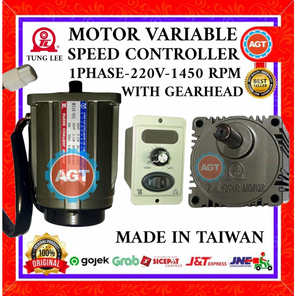 M540-402 40WATT 5GN-3 -5GN-18K 1PHASE TUNGLEE VARIABLE GEAR MOTOR SPEEDCONTROL