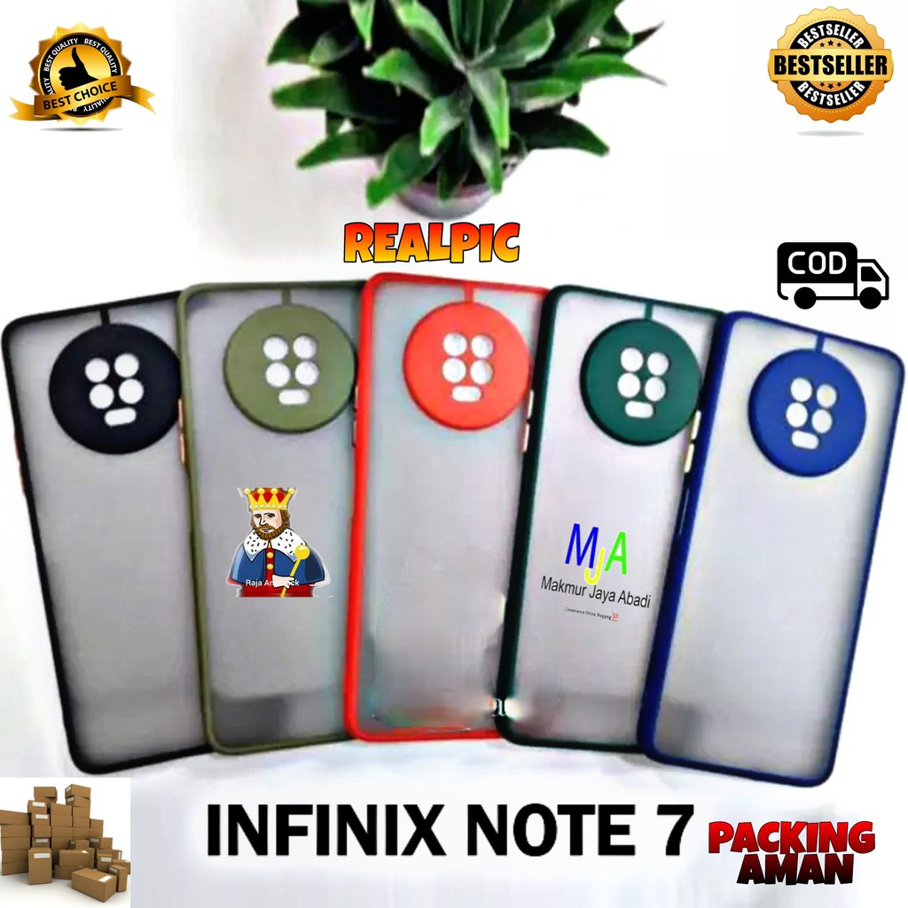 SOFTCASE INFINIX NOTE 7 - CASE MATTE FULL COLOUR MY CHOICE BUMPER CASE PELINDUNG KAMERA