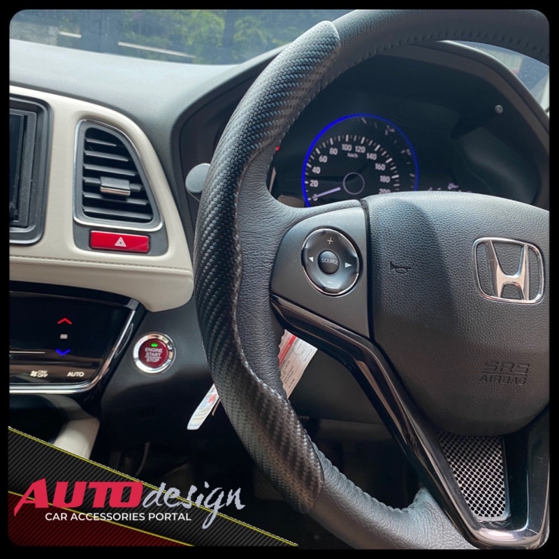 Cover Stir Mobil Sarung Setir Mobil Motif Carbon Universal Kualitas Terbaik