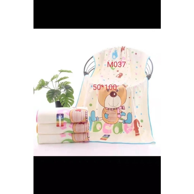 Handuk Bayi Ukuran 50 x100 / 60 x 120 / Handuk Baby Microfiber