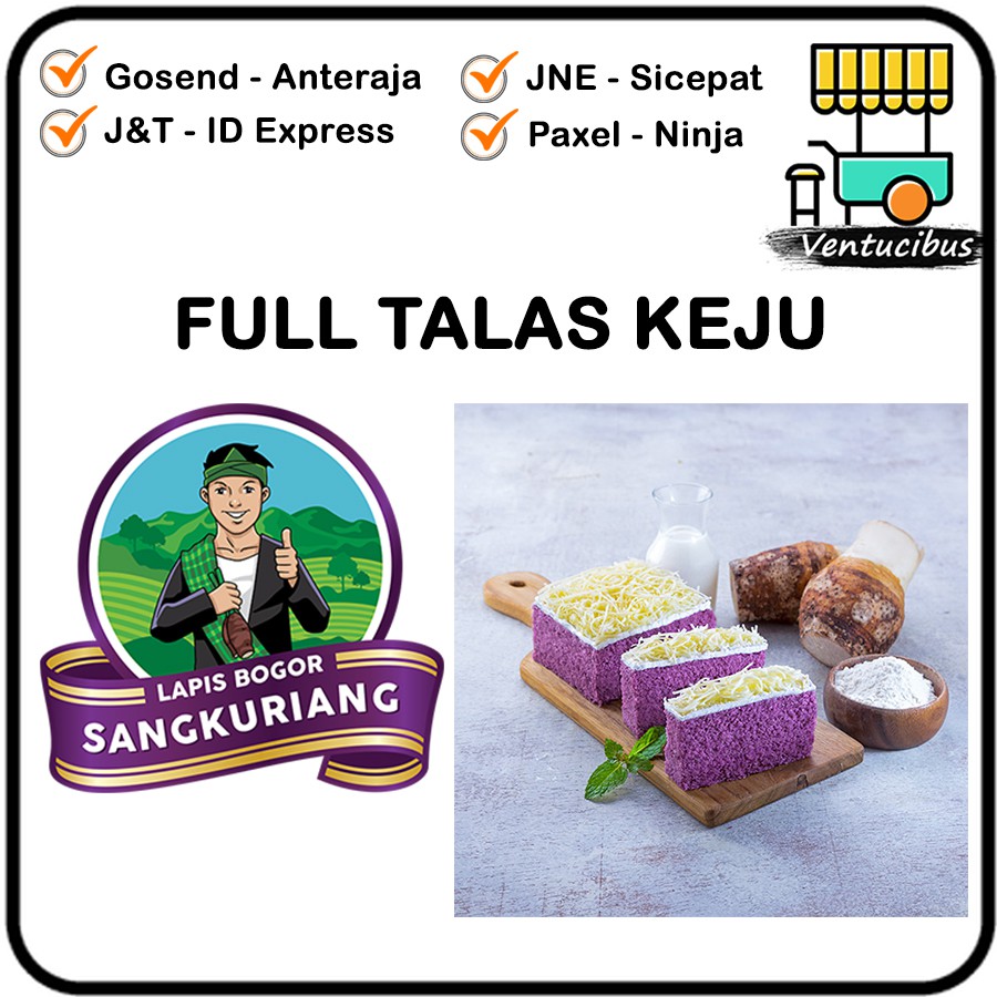 Kue Lapis Bogor SANGKURIANG Full Talas Keju Makanan Khas Bogor