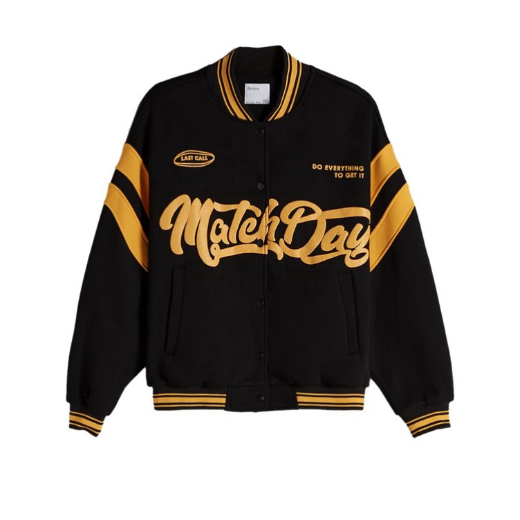 BERSKHA SS 21/22 VARSITY JACKET MATCH DAY PATCHED