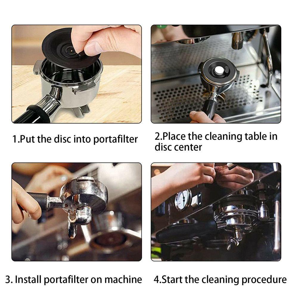 Preva 2Pcs Kopi|Paking Black Reusable 54mm Kopi|Aksesoris