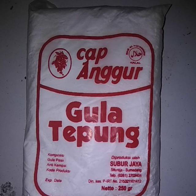

Gula tepung cap anggur 250gr