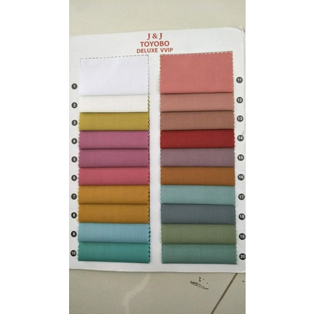 [ KATALOG 3 ] KAIN KATUN TOYOBO / TOYOBO DELUXE  VVIP J&J