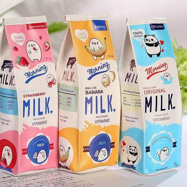 

Baru✵ Y9BSH Tempat Pensil Alat Tulis Model Kotak Susu Tepak Serbaguna Import HN001 91 Laris
