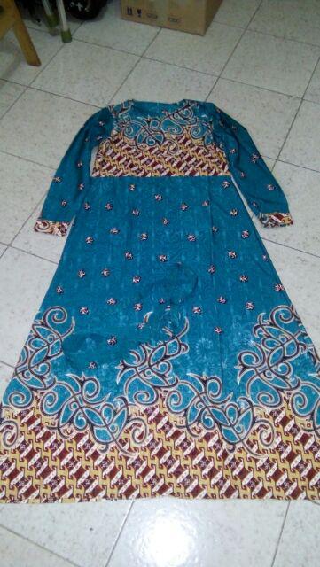 Syafin - Promo Semi Sutera Batik Couple Gamis Sutera Premium Original Solo Dolby Embos Seragaman